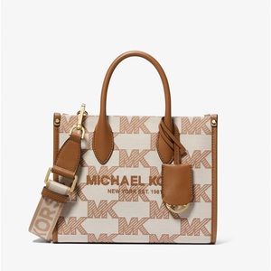 SPRING 2023 Mirella Small Logo Jacquard Crossbody Bag